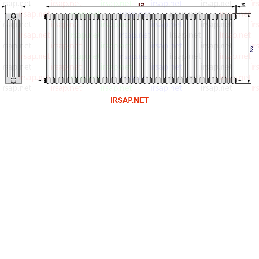 Радиатор IRSAP Tesi 52000/43 T08 CL 01